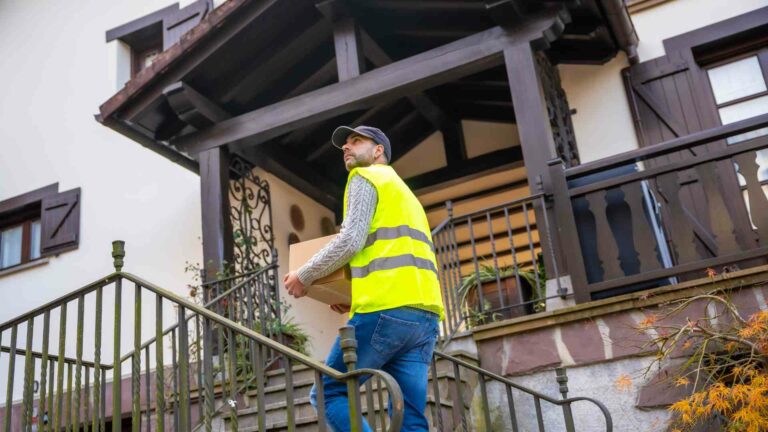 Photo d'un homme en plein diagnostic pour une maison
