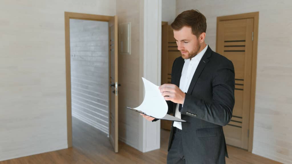 Photo d'un homme qui regarde des papiers